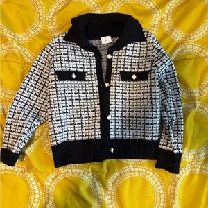 Stylish Black and White Kids Jacket